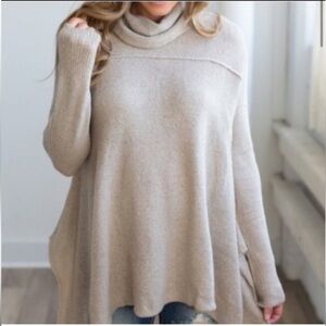 Umgee Women's Cowl Neck Sweater